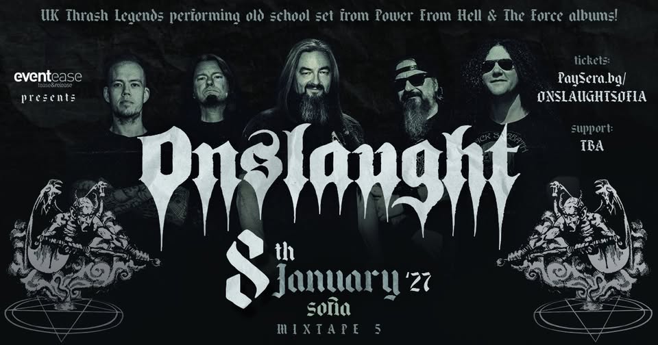 Onslaught [UK] live in Sofia 2027 / Club Mixtape 5 / 08.01