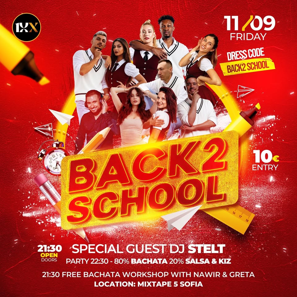 BACK2SCHOOL LATIN PARTY | FREE BACHATA WORKSHOP